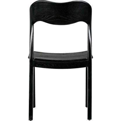 Weller Side Chair - LOOMLAN - Noir - Dining Chairs