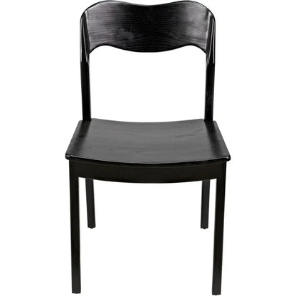 Weller Side Chair - LOOMLAN - Noir - Dining Chairs