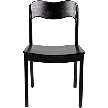 Weller Side Chair - LOOMLAN - Noir - Dining Chairs