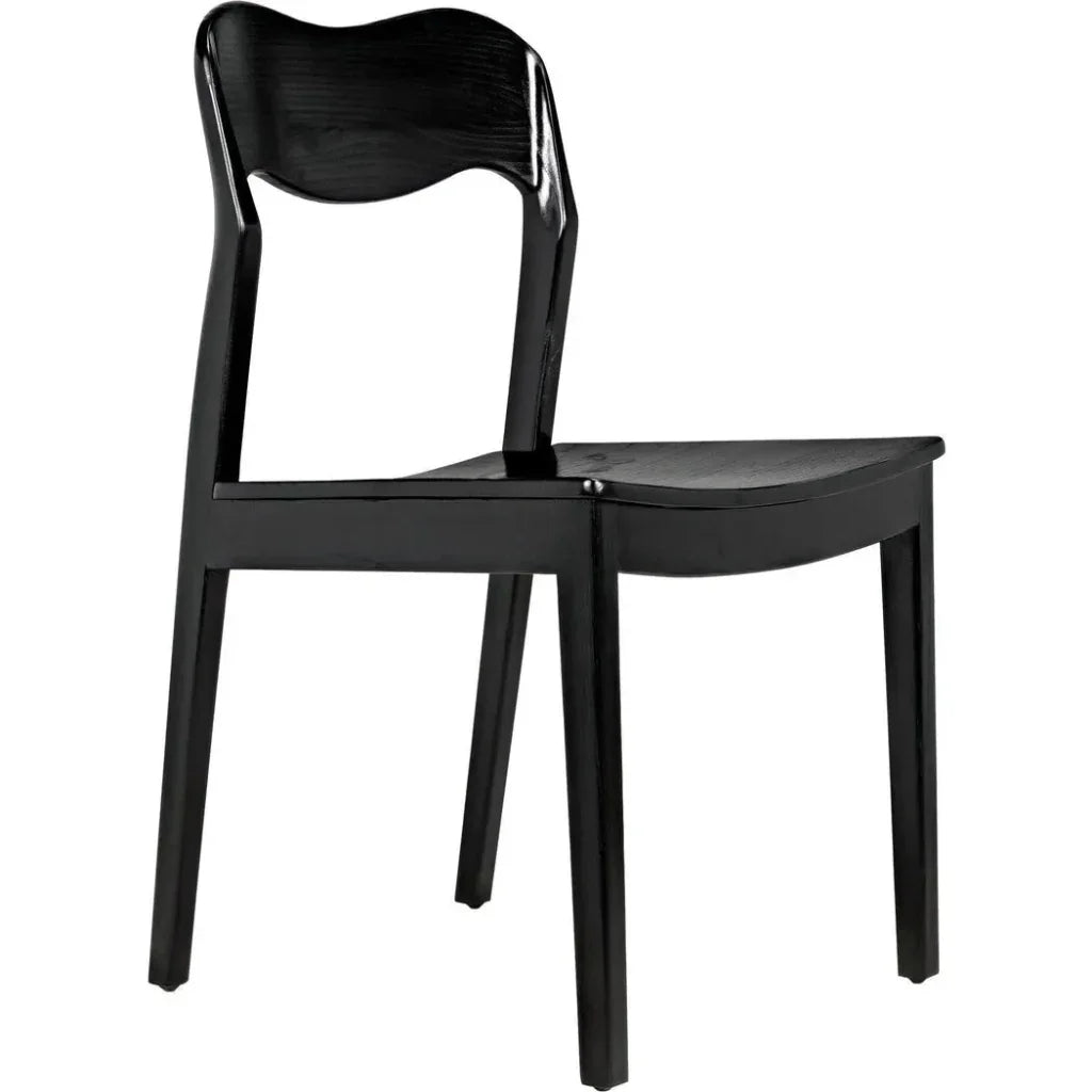 Weller Side Chair - LOOMLAN - Noir - Dining Chairs