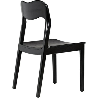 Weller Side Chair - LOOMLAN - Noir - Dining Chairs