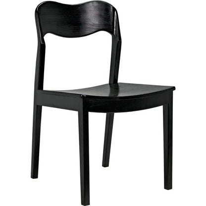 Weller Side Chair - LOOMLAN - Noir - Dining Chairs