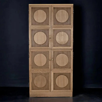 Wellington Hutch Armoire Tall Bookcase Cabinet, White - LOOMLAN - Noir - Bookcases