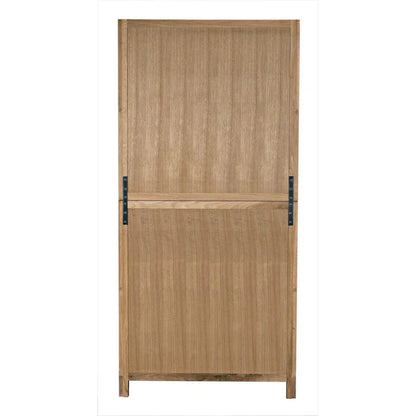 Wellington Hutch Armoire Tall Bookcase Cabinet, White - LOOMLAN - Noir - Bookcases