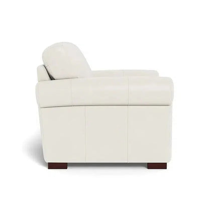 Wenton Mondern Leather Club Chair Rolled Arms - LOOMLAN - Uptown Sebastian - Club Chairs