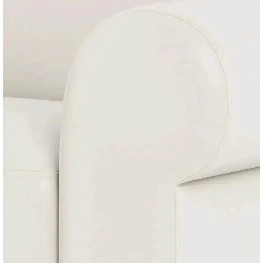 Wenton Mondern Leather Club Chair Rolled Arms - LOOMLAN - Uptown Sebastian - Club Chairs