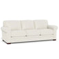 Wenton Mondern Leather Couch Rolled Arms - LOOMLAN - Uptown Sebastian - Sofas & Loveseats