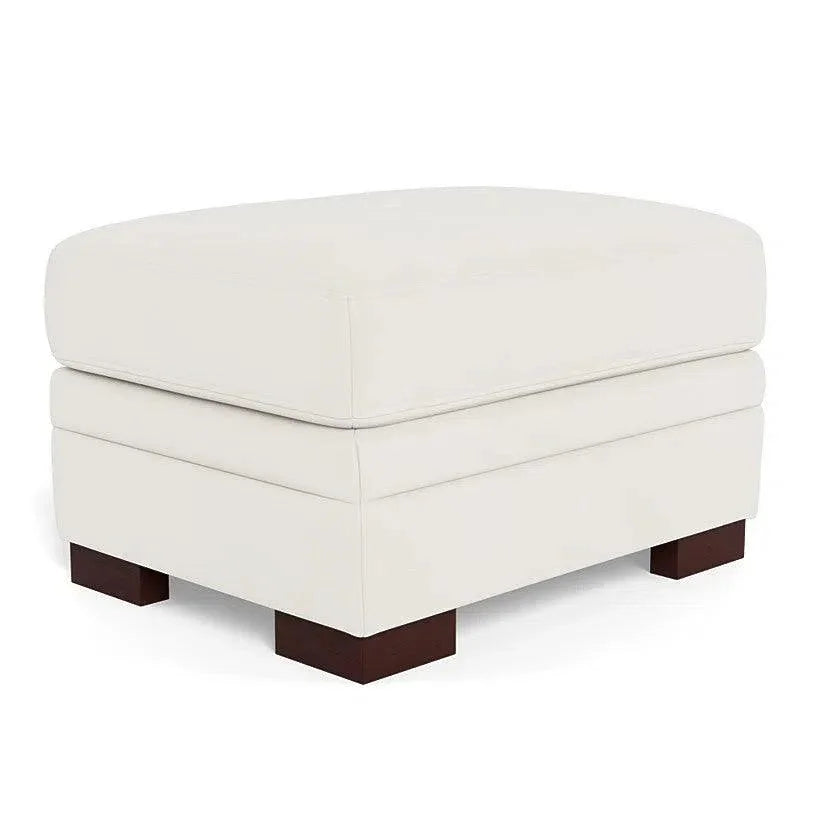Wenton Mondern Leather Ottoman - LOOMLAN - Uptown Sebastian - Ottomans