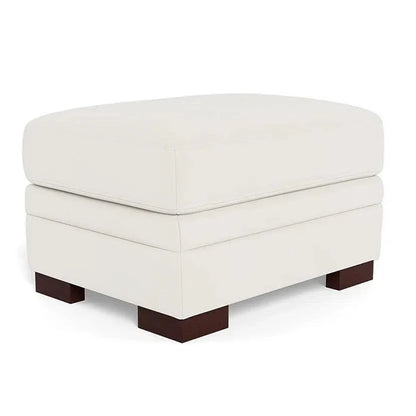 Wenton Mondern Leather Ottoman - LOOMLAN - Uptown Sebastian - Ottomans