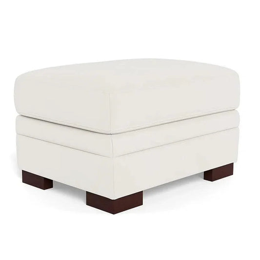 Wenton Mondern Leather Ottoman - LOOMLAN - Uptown Sebastian - Ottomans