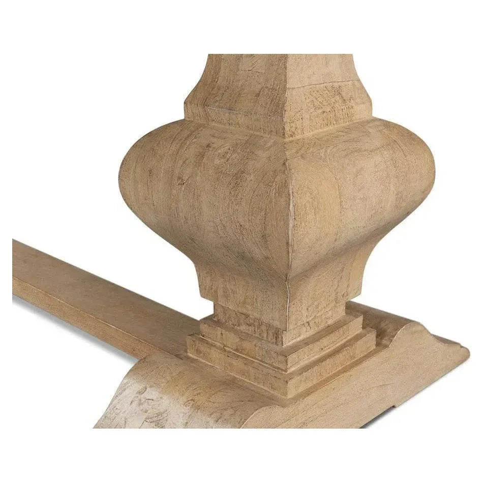 Wesley Dining Table-Dining Tables-Sarreid-LOOMLAN