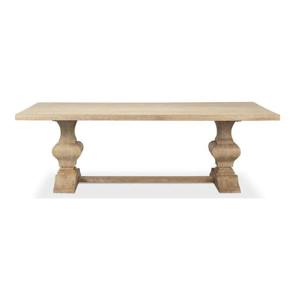 Wesley Dining Table-Dining Tables-Sarreid-LOOMLAN