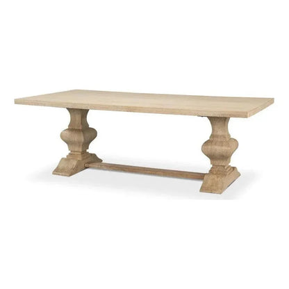 Wesley Dining Table-Dining Tables-Sarreid-LOOMLAN