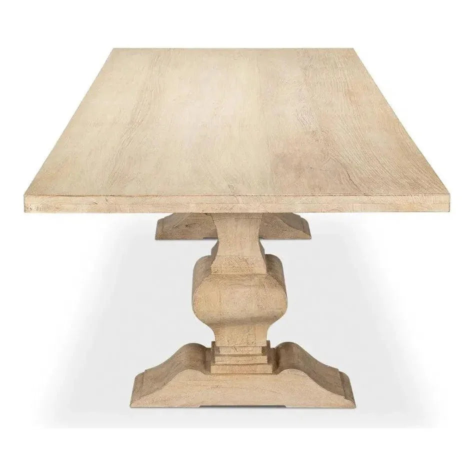 Wesley Dining Table-Dining Tables-Sarreid-LOOMLAN