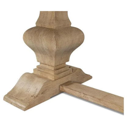 Wesley Dining Table-Dining Tables-Sarreid-LOOMLAN