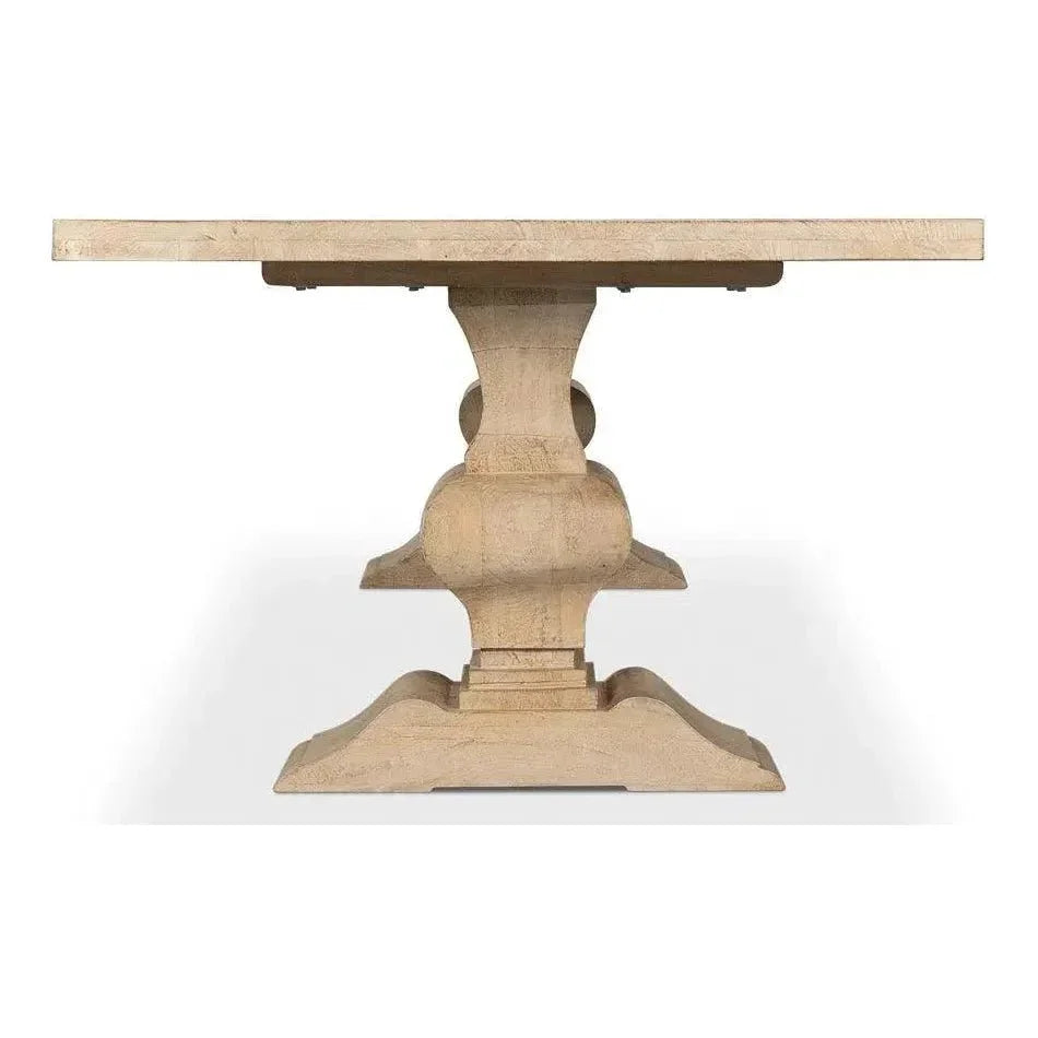 Wesley Dining Table-Dining Tables-Sarreid-LOOMLAN