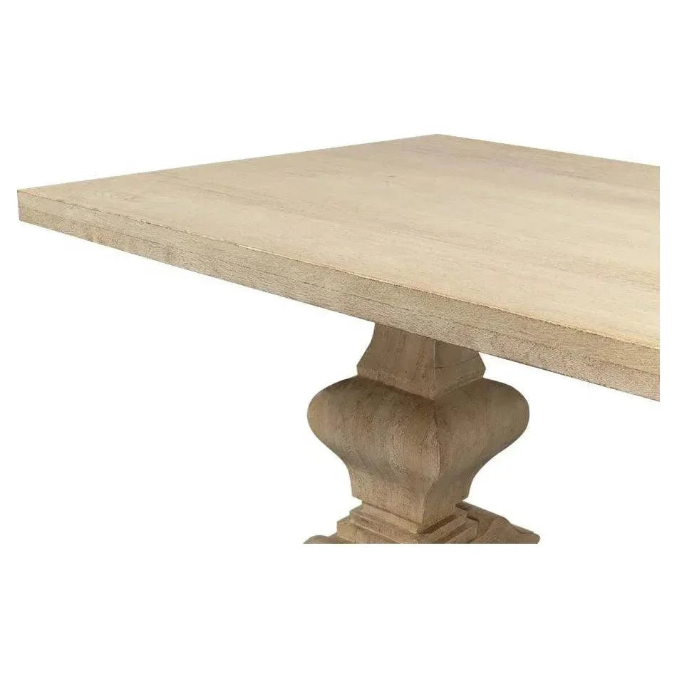 Wesley Dining Table-Dining Tables-Sarreid-LOOMLAN