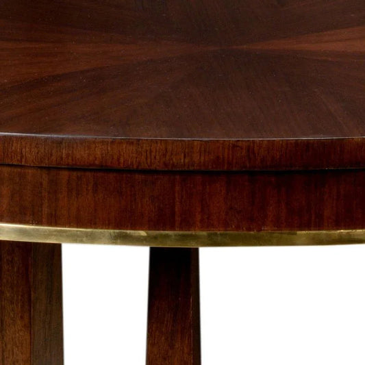 Wesley Wooden Round Entry Table - LOOMLAN - Chelsea House - Side Tables