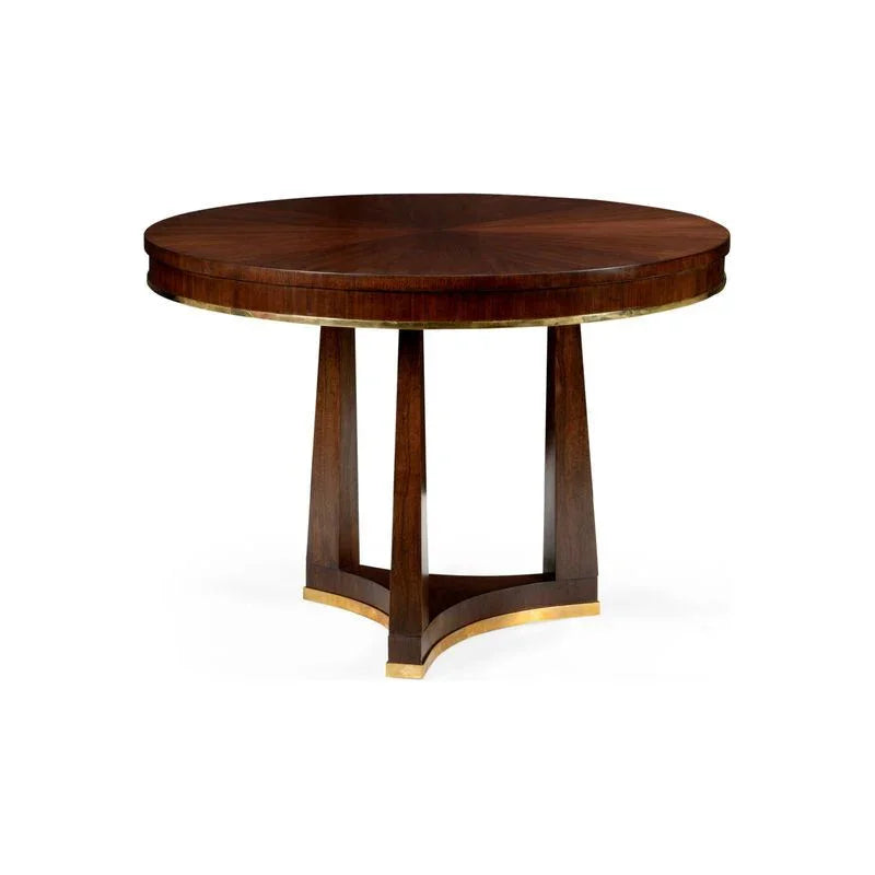 Wesley Wooden Round Entry Table - LOOMLAN - Chelsea House - Side Tables