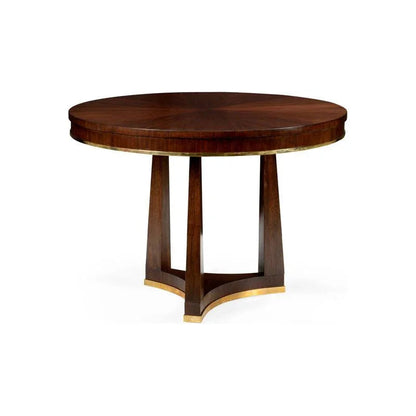 Wesley Wooden Round Entry Table - LOOMLAN - Chelsea House - Side Tables