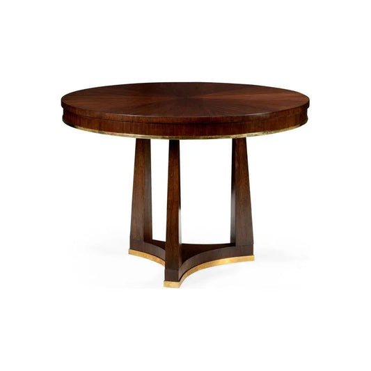 Wesley Wooden Round Entry Table - LOOMLAN - Chelsea House - Side Tables