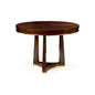 Wesley Wooden Round Entry Table - LOOMLAN - Chelsea House - Side Tables