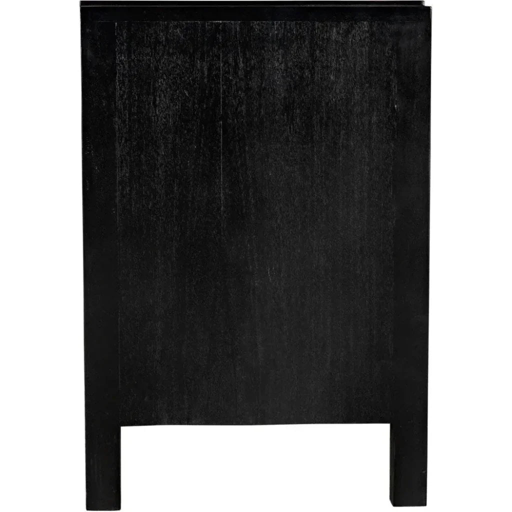 Weston Sideboard, Hand Rubbed Black Light Brown Trim - LOOMLAN - Noir - Sideboards