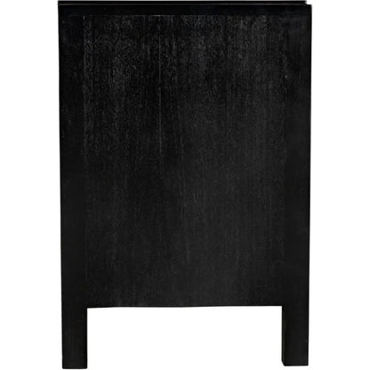 Weston Sideboard, Hand Rubbed Black Light Brown Trim - LOOMLAN - Noir - Sideboards