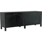 Weston Sideboard, Hand Rubbed Black Light Brown Trim - LOOMLAN - Noir - Sideboards