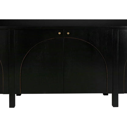 Weston Wooden Hand Rubbed Black Sideboard - LOOMLAN - Noir - Sideboards