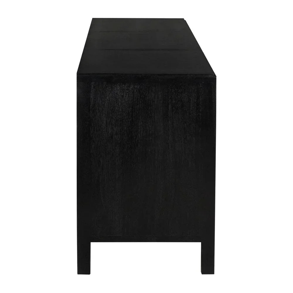 Weston Wooden Hand Rubbed Black Sideboard - LOOMLAN - Noir - Sideboards