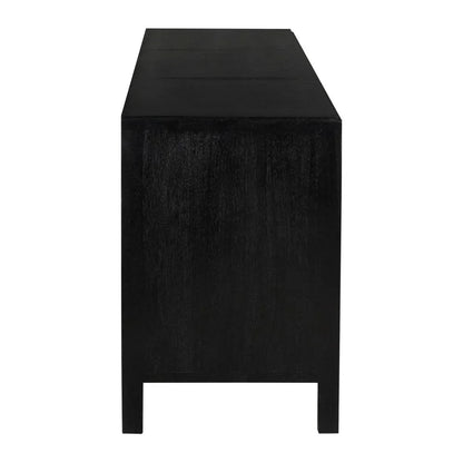 Weston Wooden Hand Rubbed Black Sideboard - LOOMLAN - Noir - Sideboards