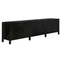 Weston Wooden Hand Rubbed Black Sideboard - LOOMLAN - Noir - Sideboards