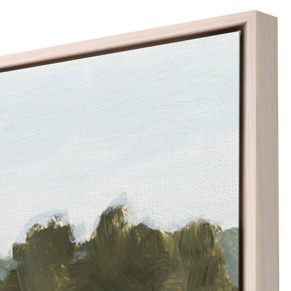 Wetland Grasses II Wood Frame Canvas Art