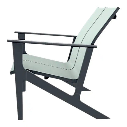 Wexler Chat Height 2 - Seat Loveseat Polymer Arms - LOOMLAN - Telescope - Outdoor Sofas & Loveseats