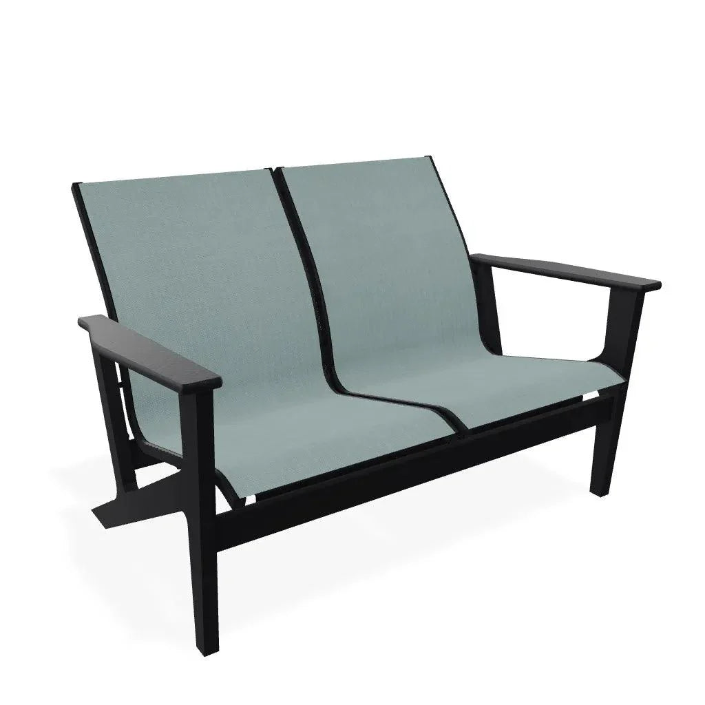 Wexler Sling Chat Height Two-Seat Loveseat