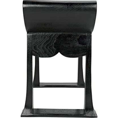Wey Stool, Charcoal Black - LOOMLAN - Noir - Poufs and Stools