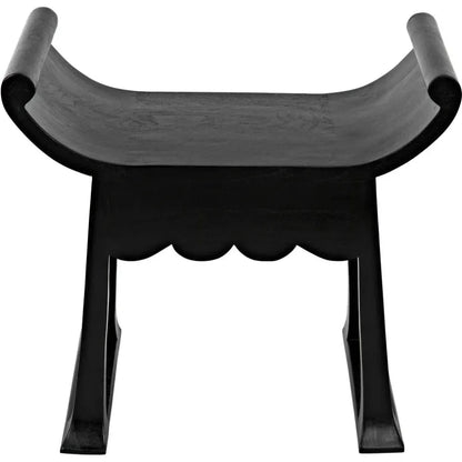 Wey Stool, Charcoal Black - LOOMLAN - Noir - Poufs and Stools