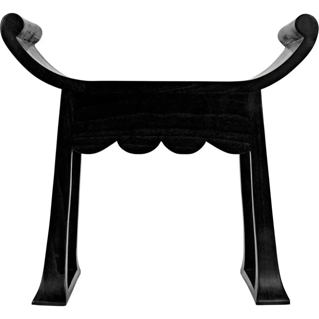 Wey Stool, Charcoal Black - LOOMLAN - Noir - Poufs and Stools