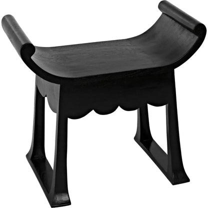 Wey Stool, Charcoal Black - LOOMLAN - Noir - Poufs and Stools