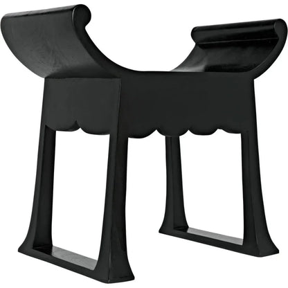 Wey Stool, Charcoal Black - LOOMLAN - Noir - Poufs and Stools