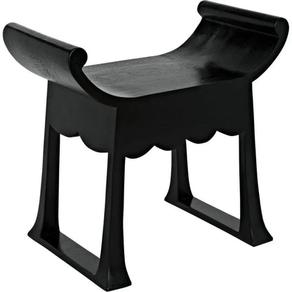 Wey Stool, Charcoal Black - LOOMLAN - Noir - Poufs and Stools