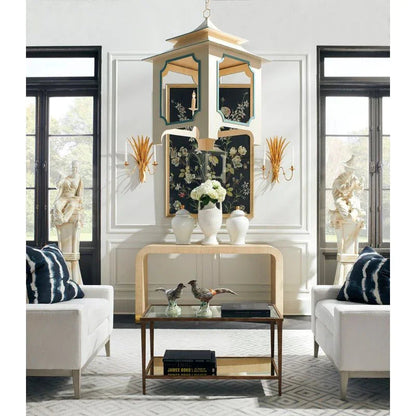 Wheat Iron Made Wall Sconce - LOOMLAN - Chelsea House - Wall Sconces