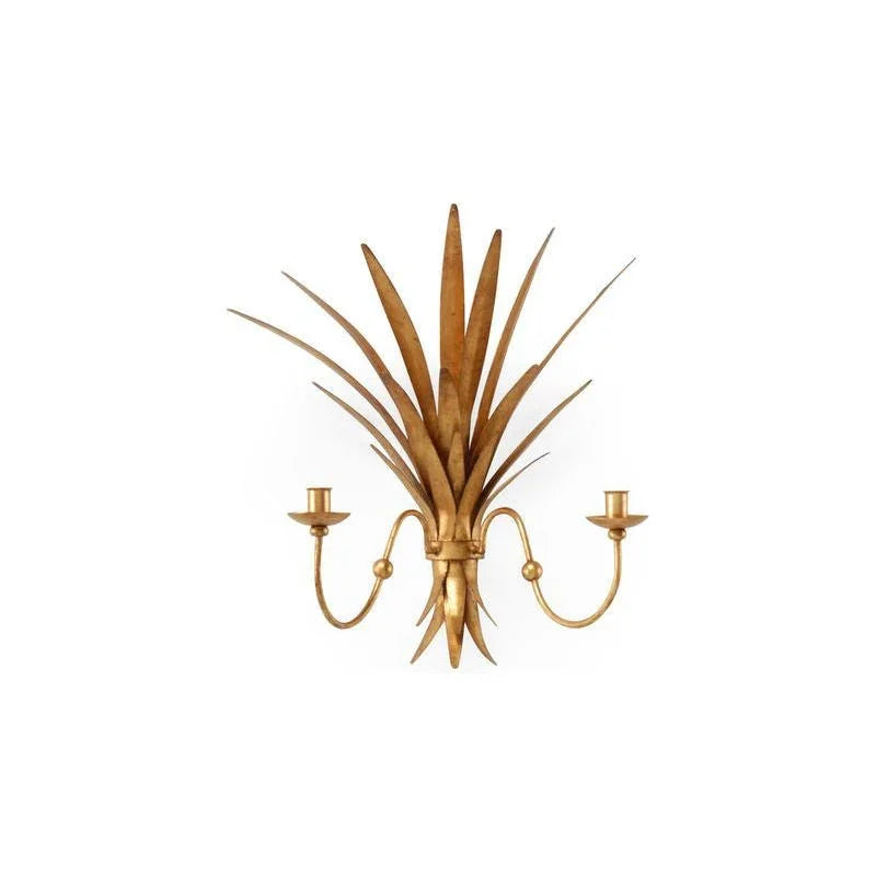 Wheat Iron Made Wall Sconce - LOOMLAN - Chelsea House - Wall Sconces