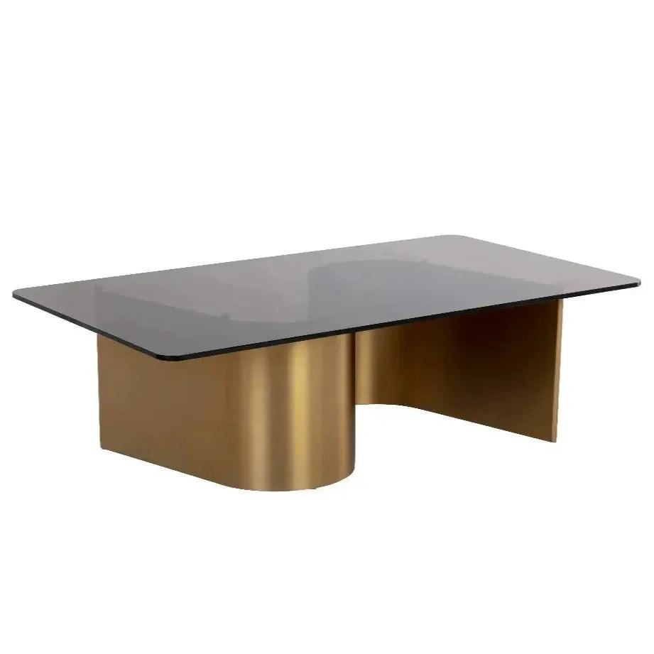 Whisper Glass Rectangular Coffee Table - LOOMLAN - SUNPAN - Coffee Tables