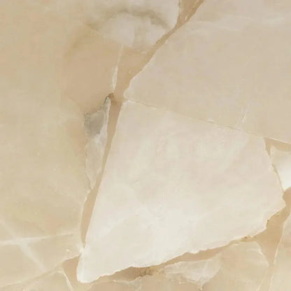 White Alabaster Borealis Table Lamp - LOOMLAN - Jamie Young - Table Lamps