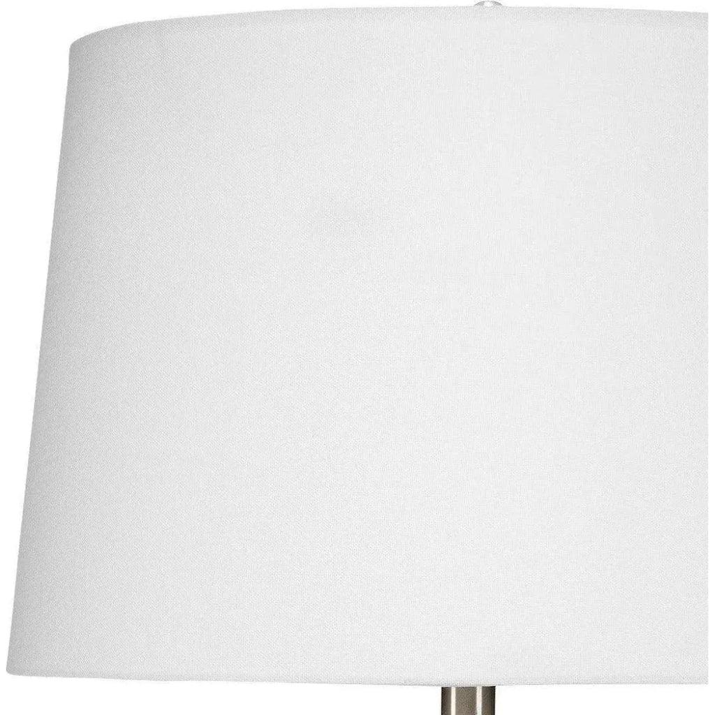 White Ceramic Dalia Table Lamp - LOOMLAN - Jamie Young - Table Lamps