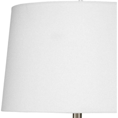 White Ceramic Dalia Table Lamp - LOOMLAN - Jamie Young - Table Lamps