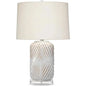 White Ceramic Harper Table Lamp - LOOMLAN - Jamie Young - Table Lamps