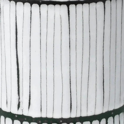 White Ceramic Striae Vessels (Set of 3) - LOOMLAN - Jamie Young - Vases & Jars